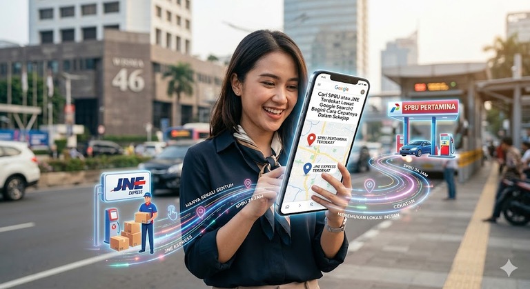 Cari SPBU atau JNE Terdekat Lewat Google Search? Begini Cara Cepatnya Dalam Sekejap